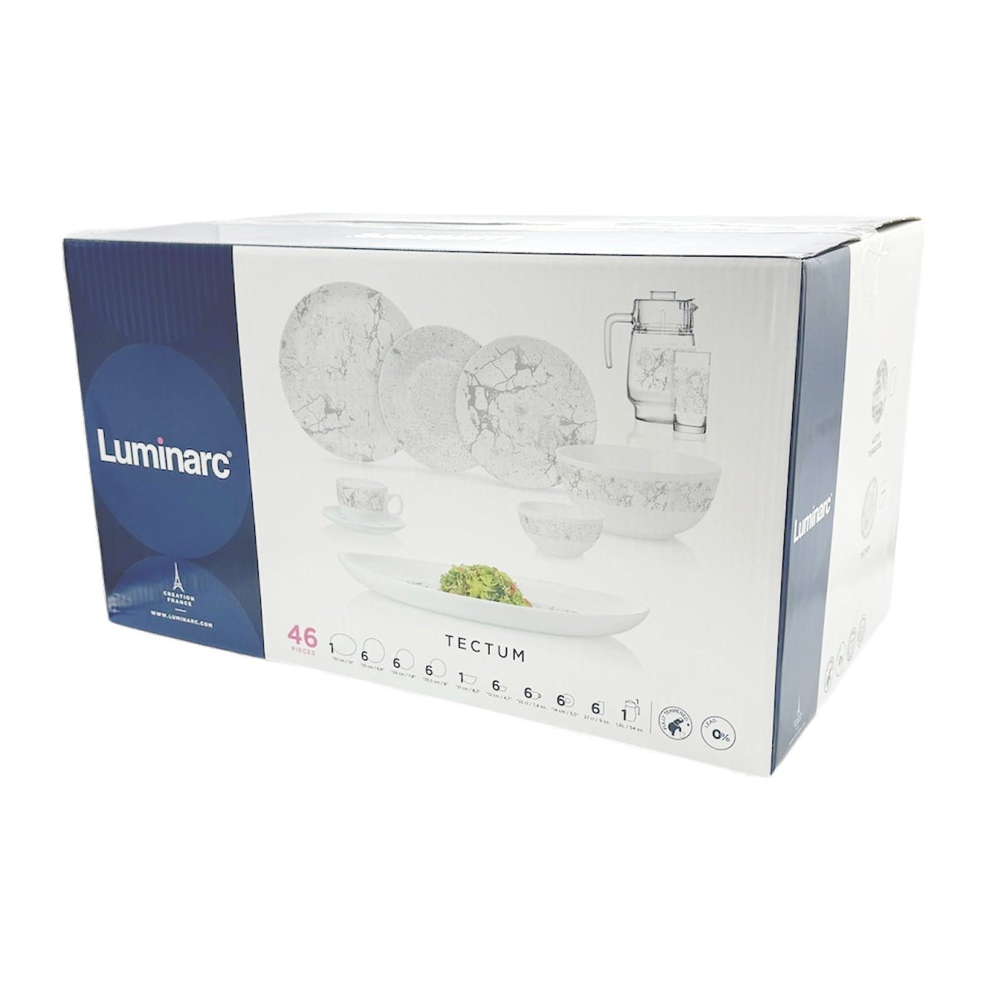 Luminarc Diwali Tectum 46pc Dinner set-V8145