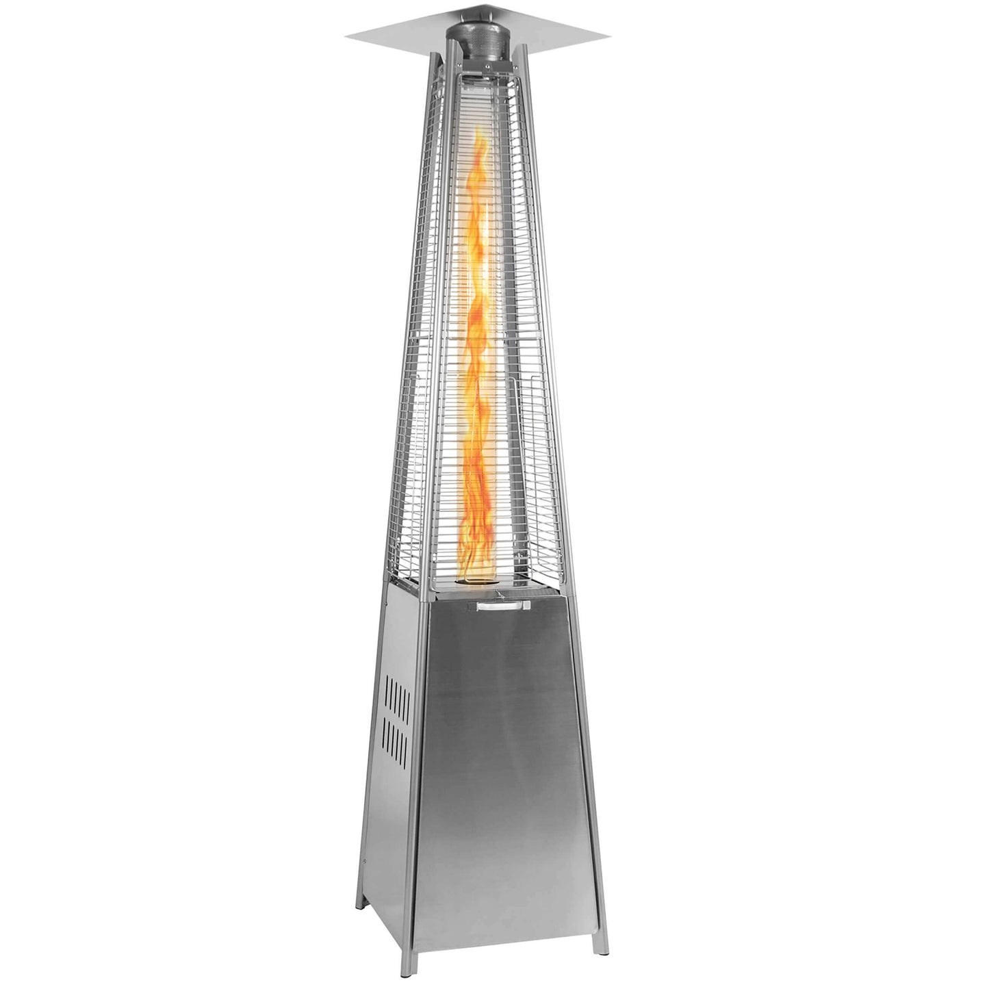 Outdoor Stainless Steel Pyramid Flame Gas Heater – RG/536