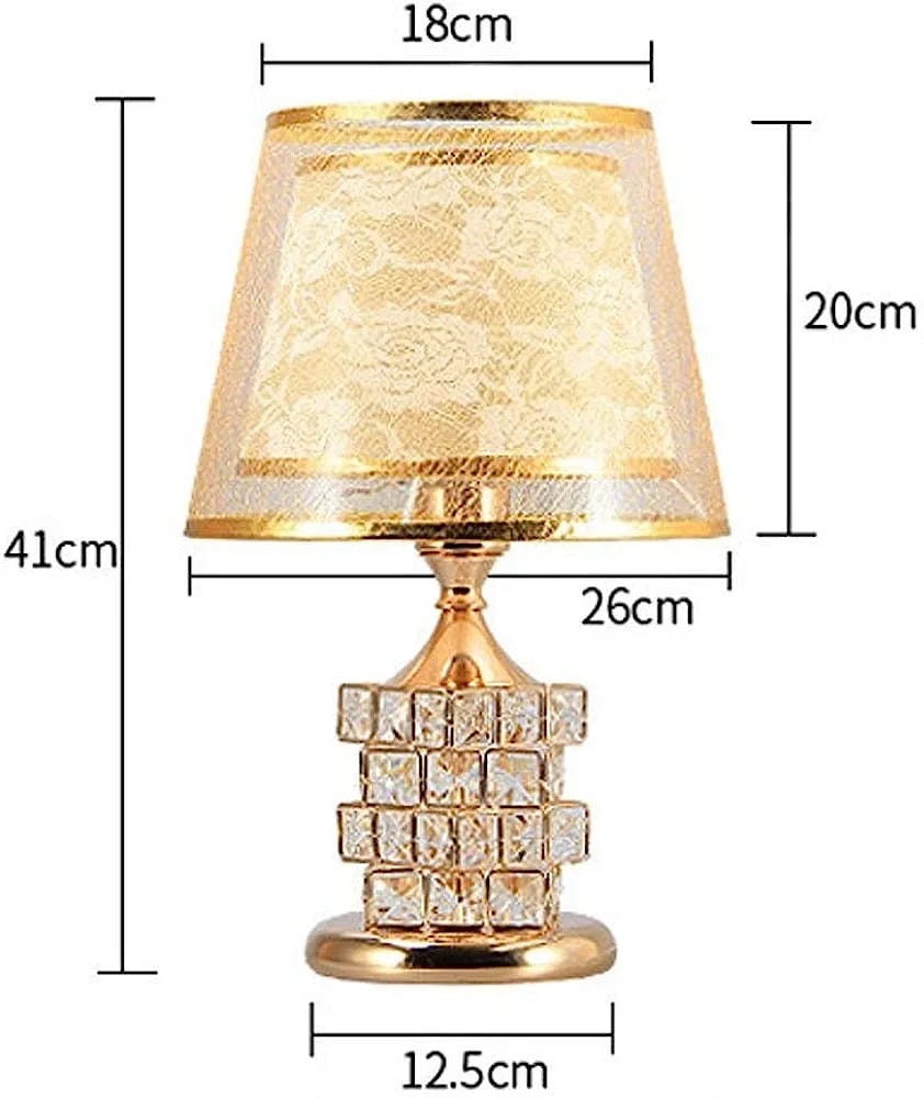 European Crystal Table Lamp