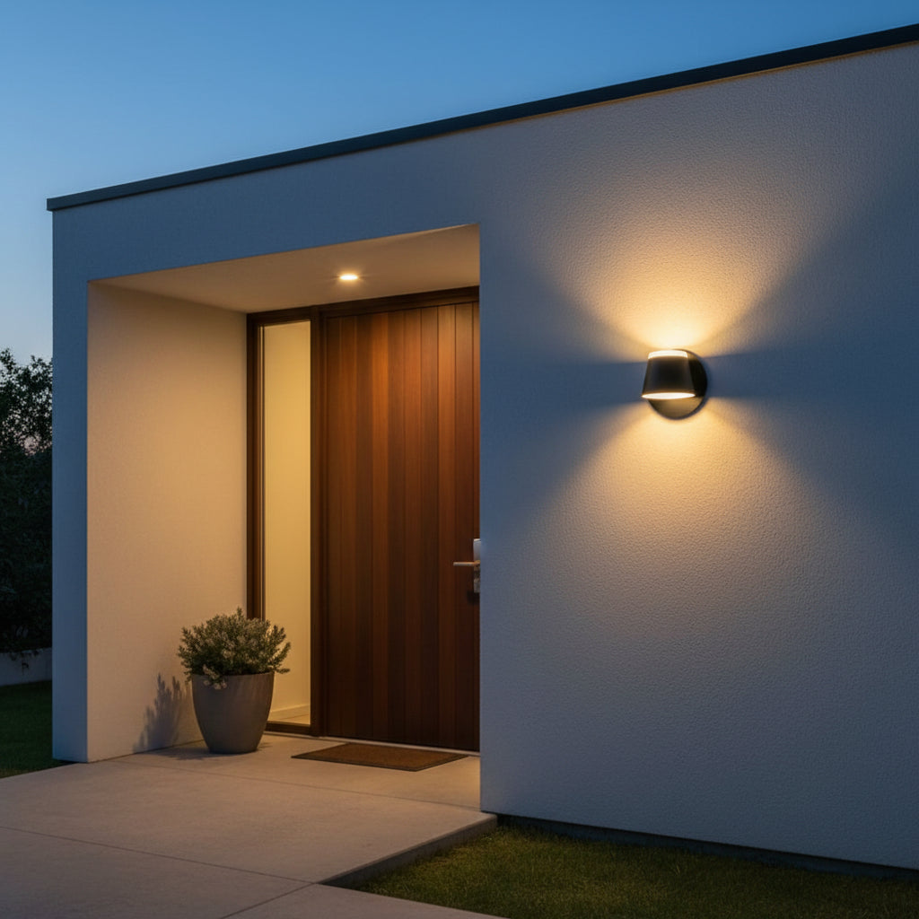 360 Degrees LED Wall Lamp Black – LL 6201-20-BK-WW