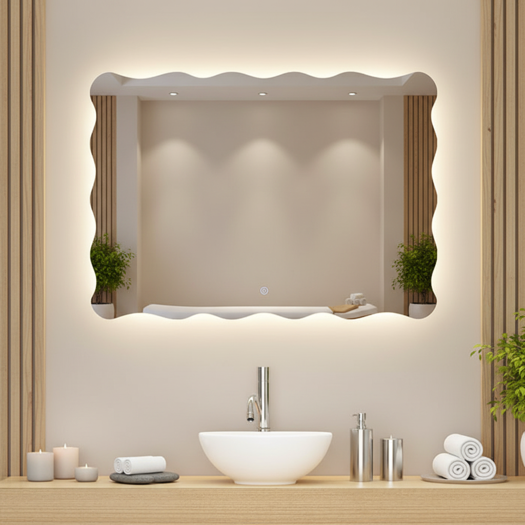 70X50CM Touch Sensor LED Mirror Light – ML LS14