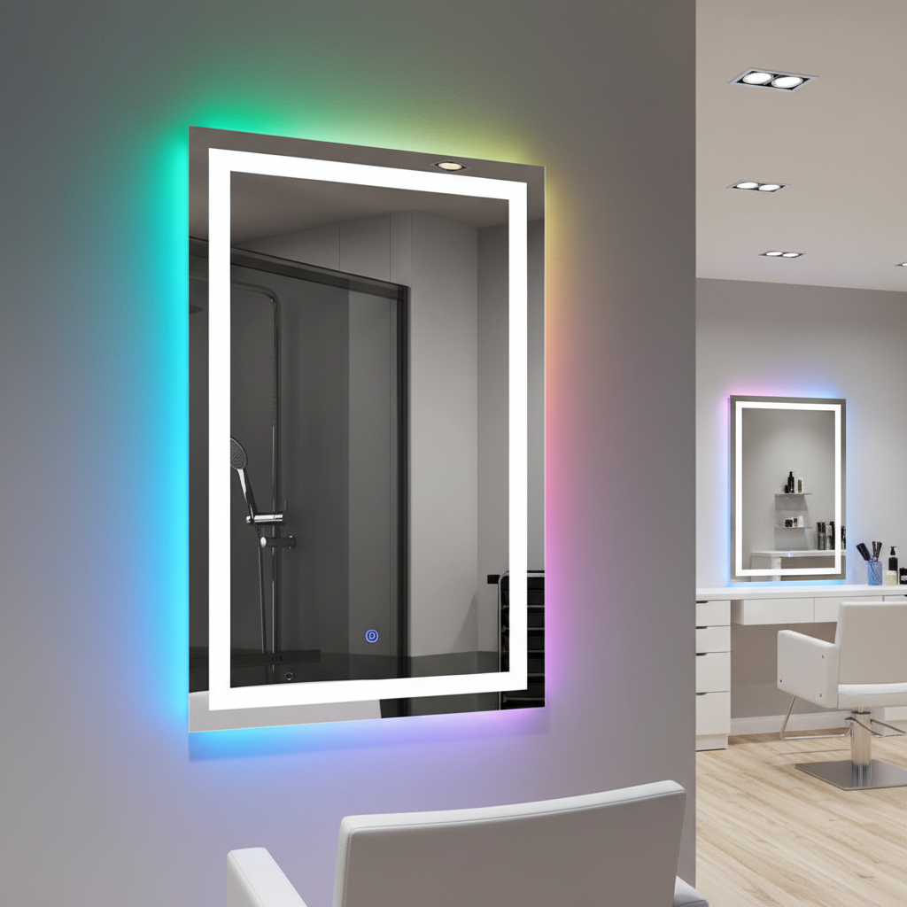 Touch Sensor LED Mirror Light – 25W, 2500 Lumens, 6500K + RGB, ML LS15