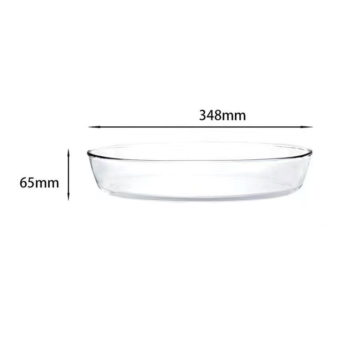 3L Oval Glass Baking Dish