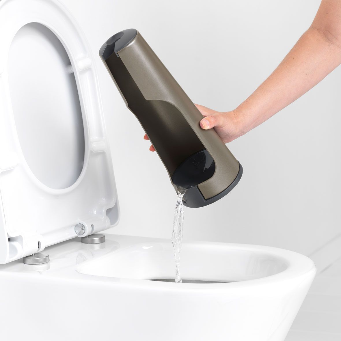 Brabantia Toilet Brush and Holder – Platinum