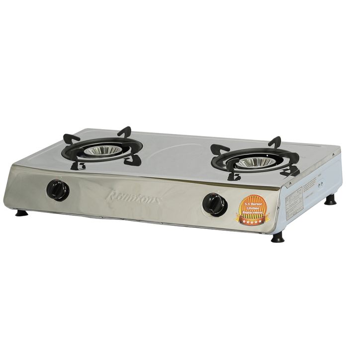 2 Burner Stainless Steel Gas Cooker – RG/544