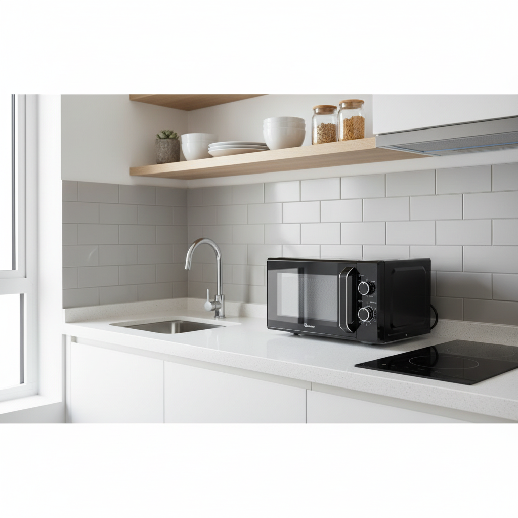 20 Litres Manual Microwave Black – RM/573