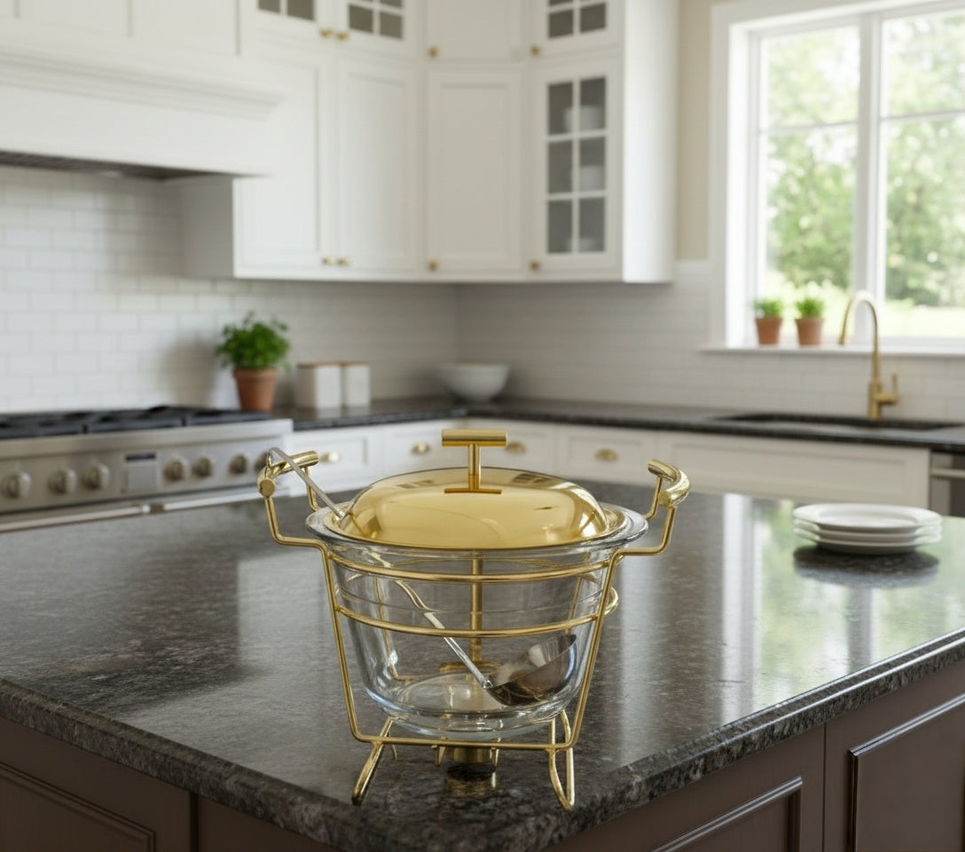 Tabletop Chafing Dish Food Warmer 4 Litres