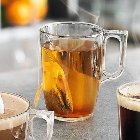 6pcs Arcoroc Voluto Clear Glass Mug 320ml – V7480