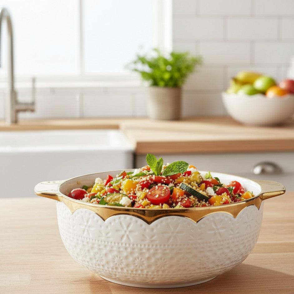 3-Piece Ceramic Cooking Pot Set