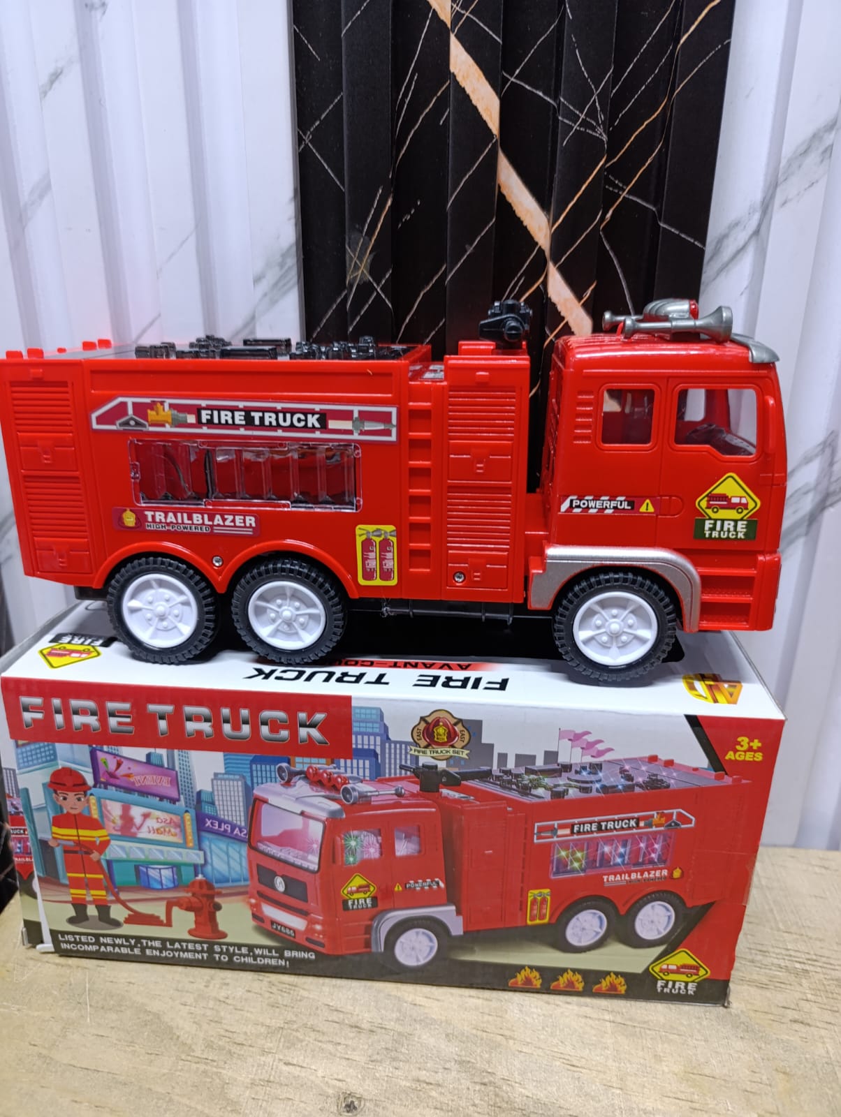 Kids Battery-Controlled Firetruck