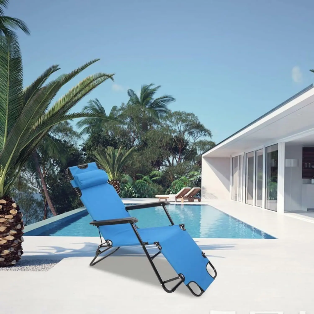 Foldable Outdoor Reclining Camping Chair
