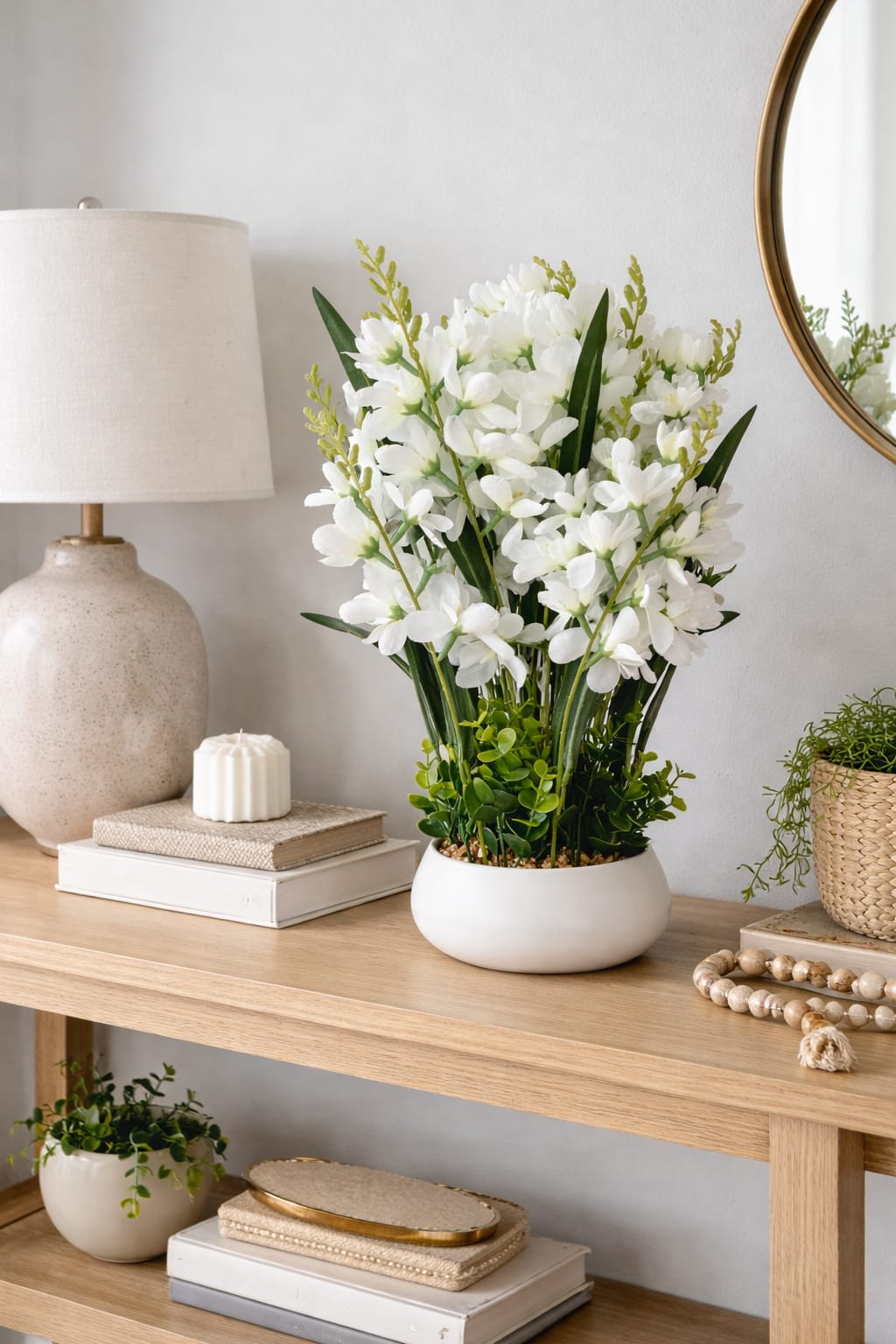 Table Top Big Potted Flowers