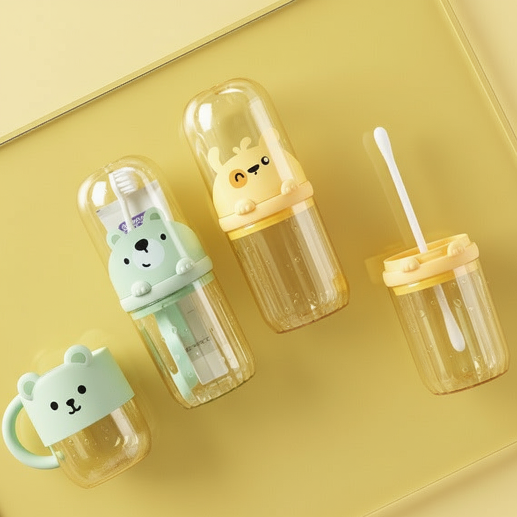 Kids Cartoon Themed Toothbrush Holder