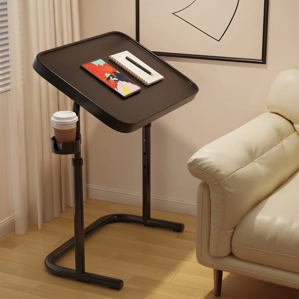 Adjustable Laptop Desk with Cup Holder