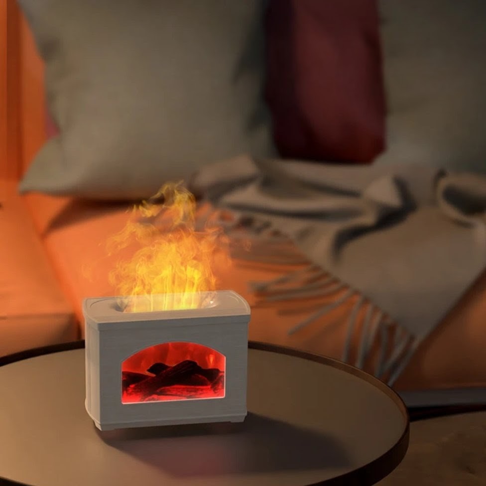 3D Fireplace Ultrasonic Mist Humidifier