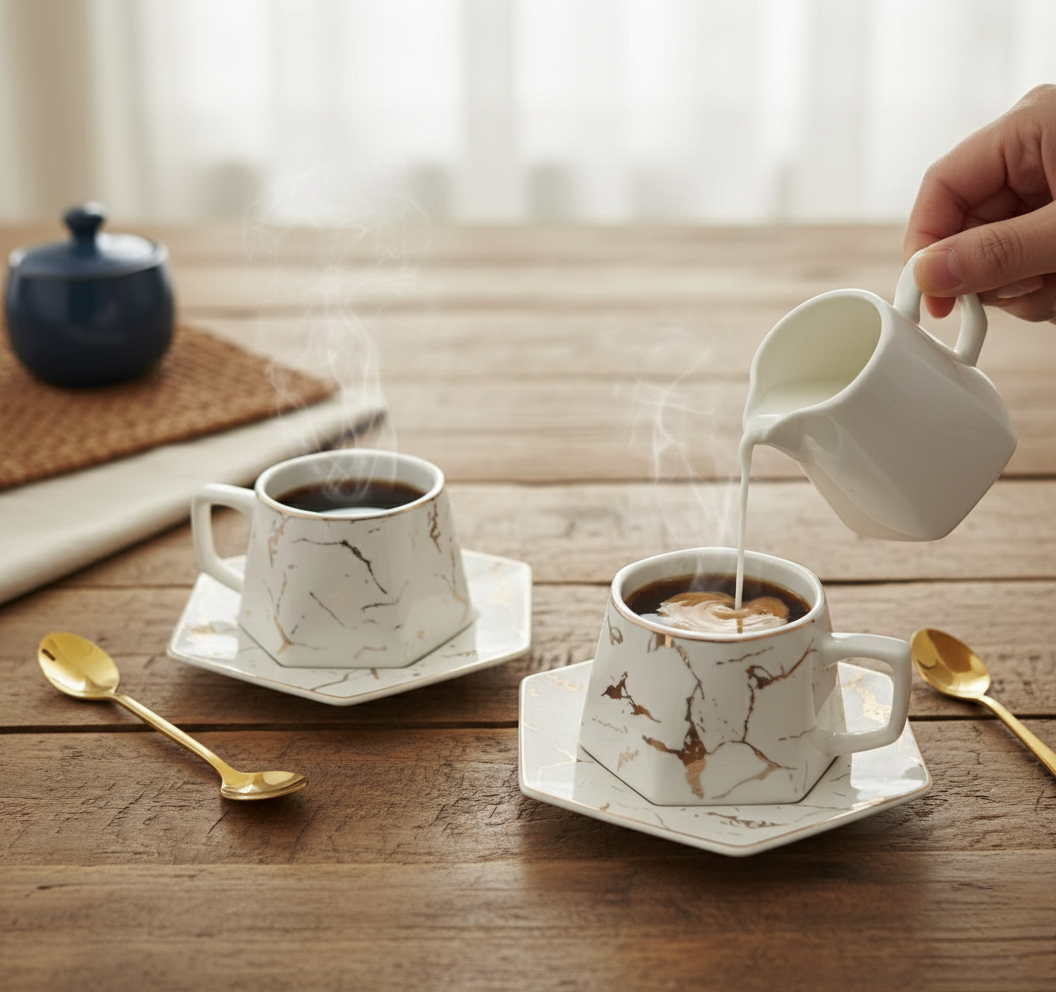 12-piece Cup With Saucer Set