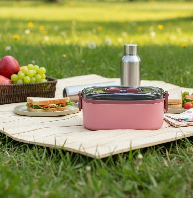 800ML Insulated Lunch Box with Spoon