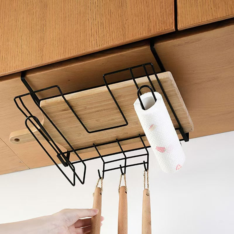 Under Cabinet Kitchen Shelf – Black