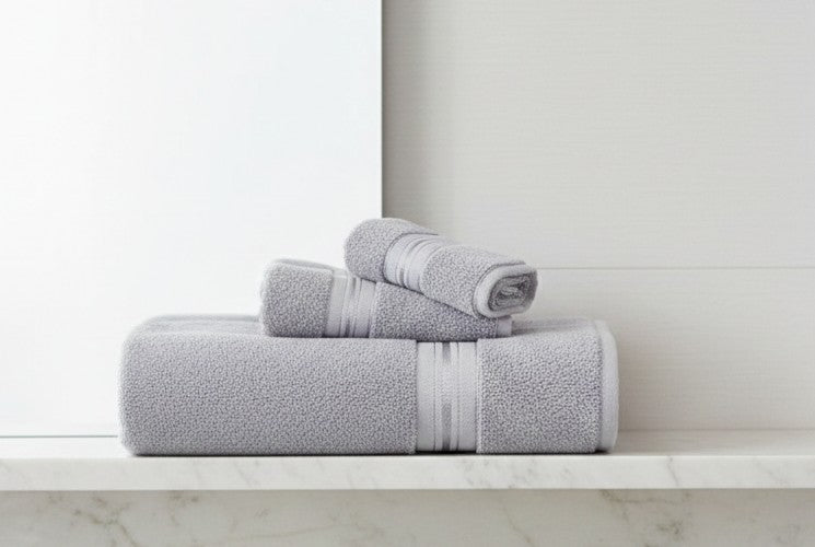 3Pc Cotton Bath Towel Set