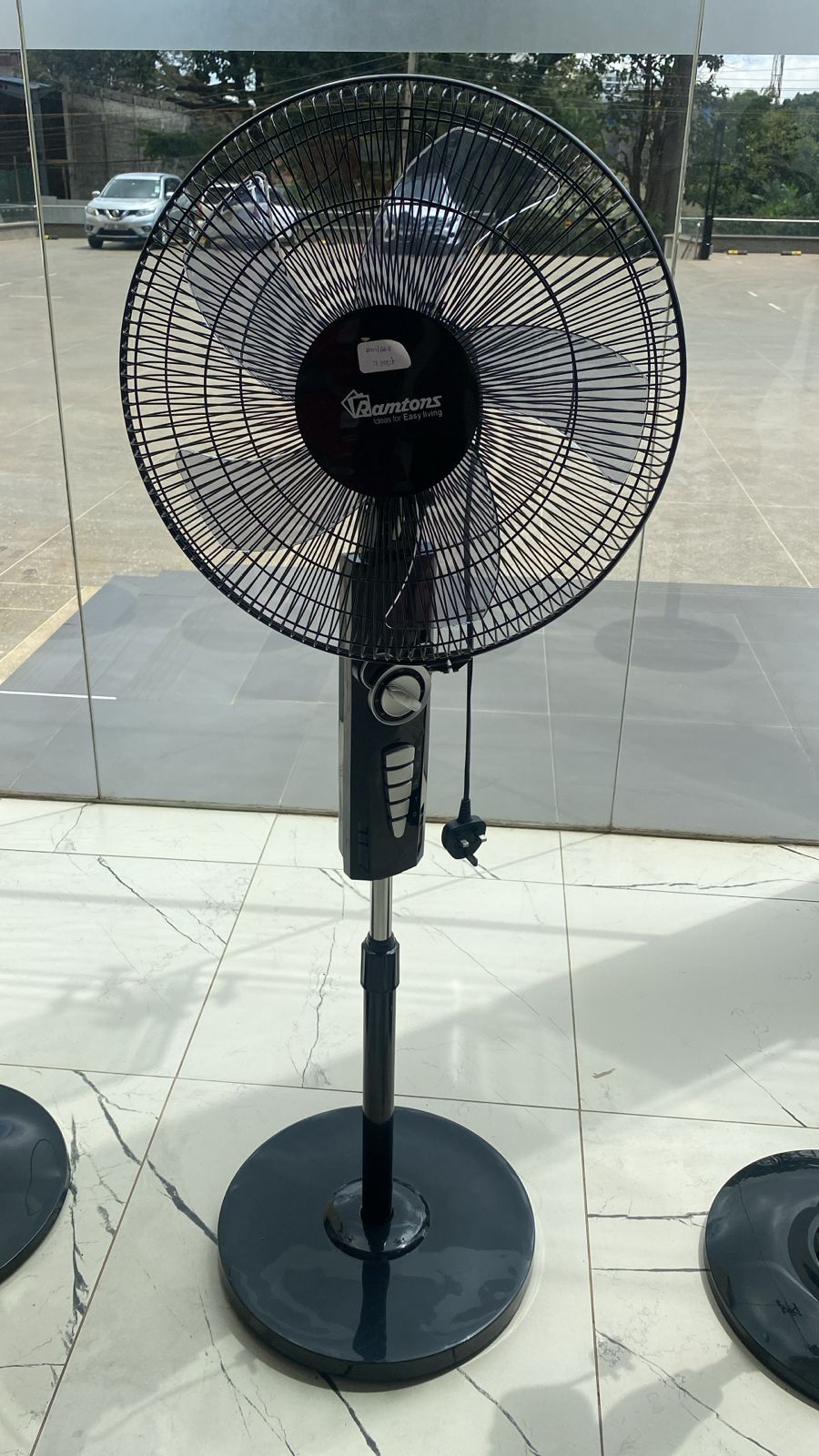 Black Stand Fan with 4 Speed -RM/668