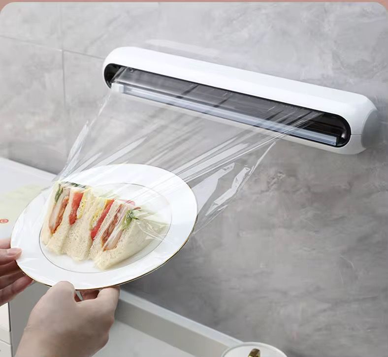 Plastic Wrap Cutter and Cling Film Dispenser
