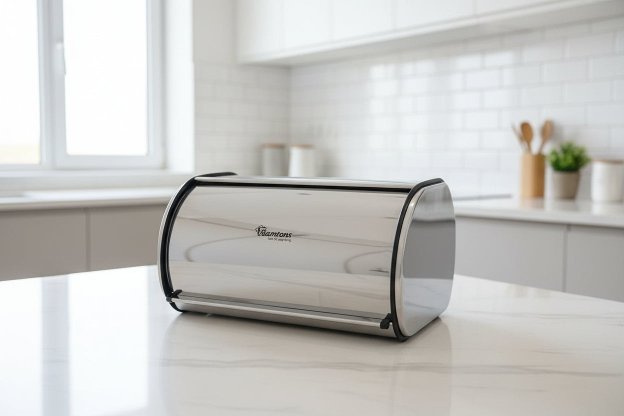 Stainless Steel Bread Bin