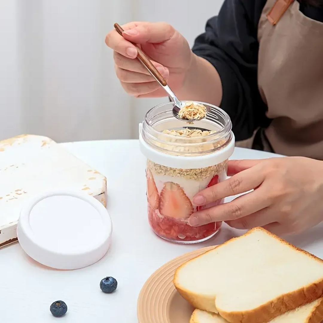 4pcs Set Overnight Oats Jars