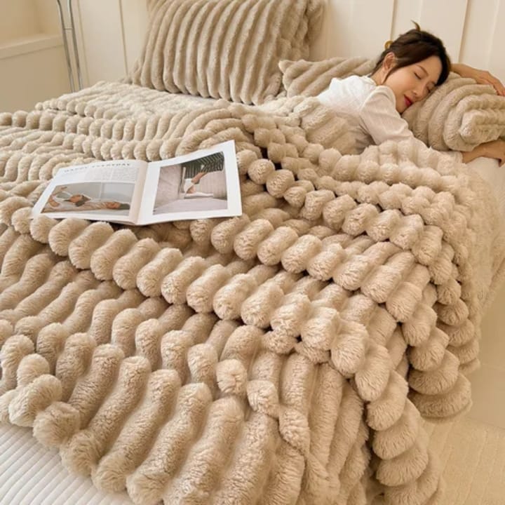 Flannel Coral Fleece Blanket