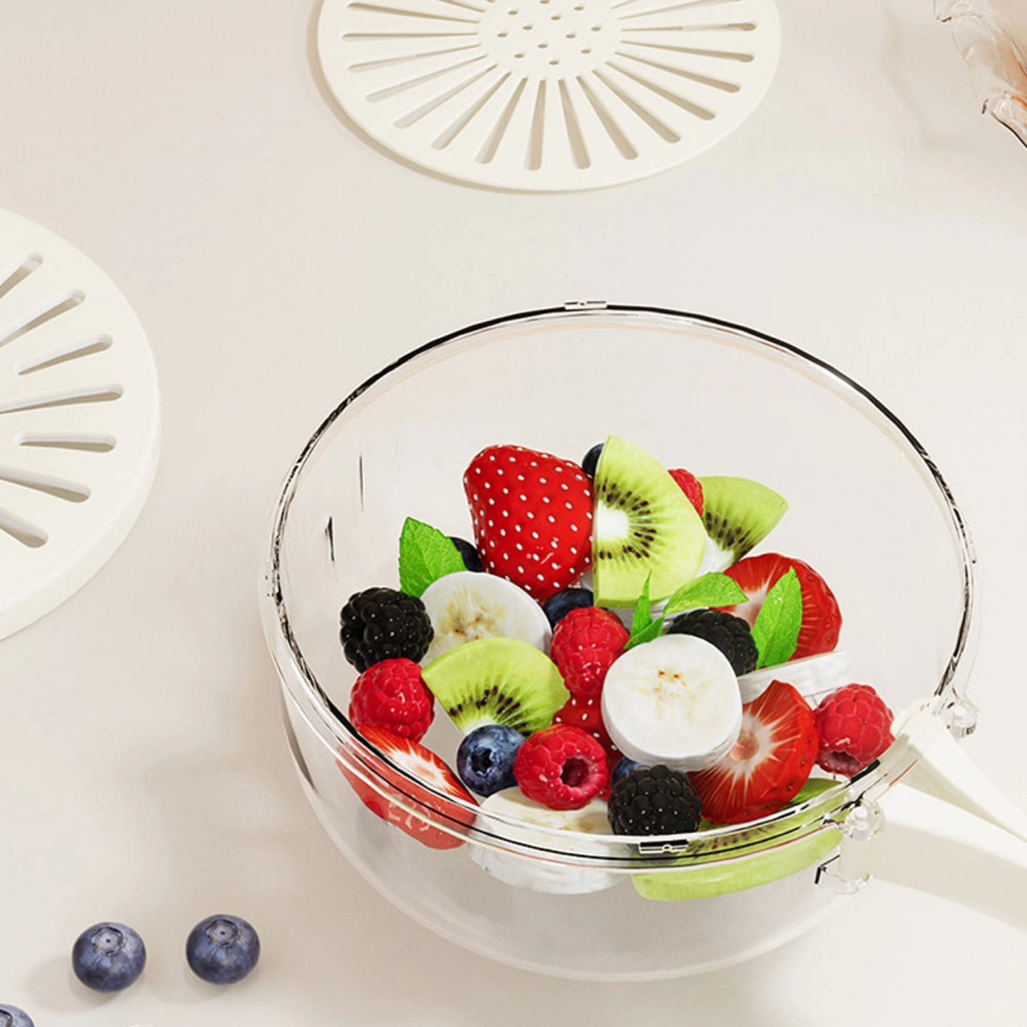 Multi-functional Food Storage & Drainer Container