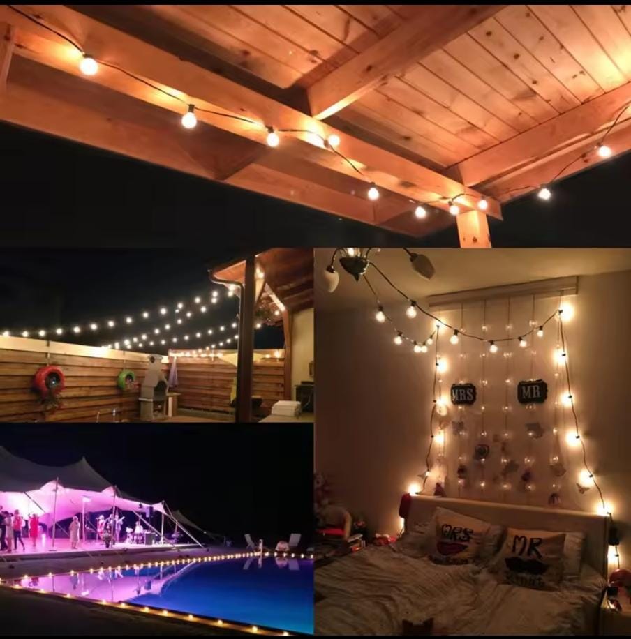 Fairy Bulb String Lights – 20 Bulbs, 5 Meter Decorative Lighting