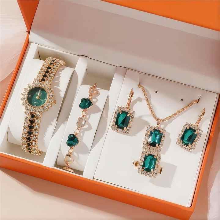 5Pc Ladies Watch Gift Set