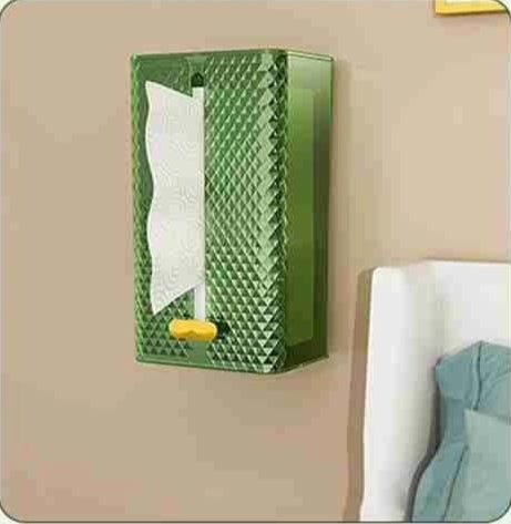 Diamond Wall Mounted Acrylic Tissue Box