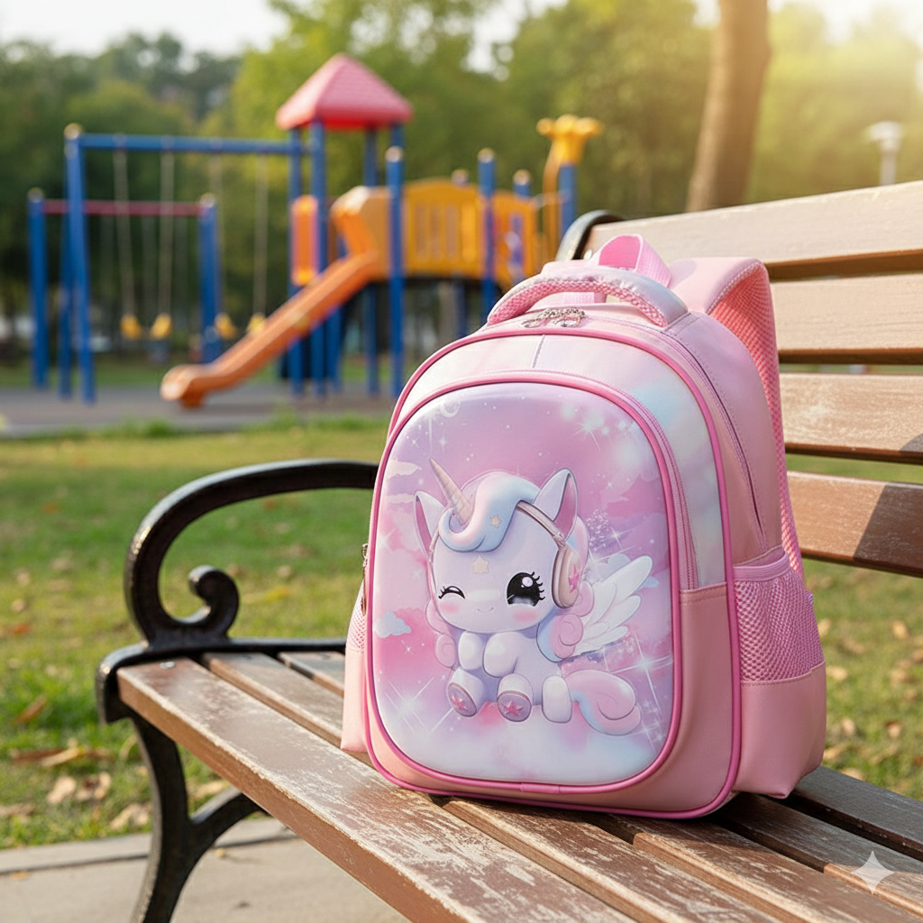 Kid’s Cartoon Themed School Bag For Kindergarten