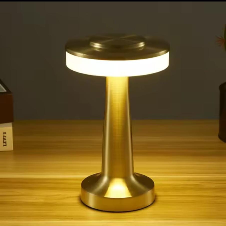 Dumbbell Table Lamp USB Rechargeable Touch Control Lamp