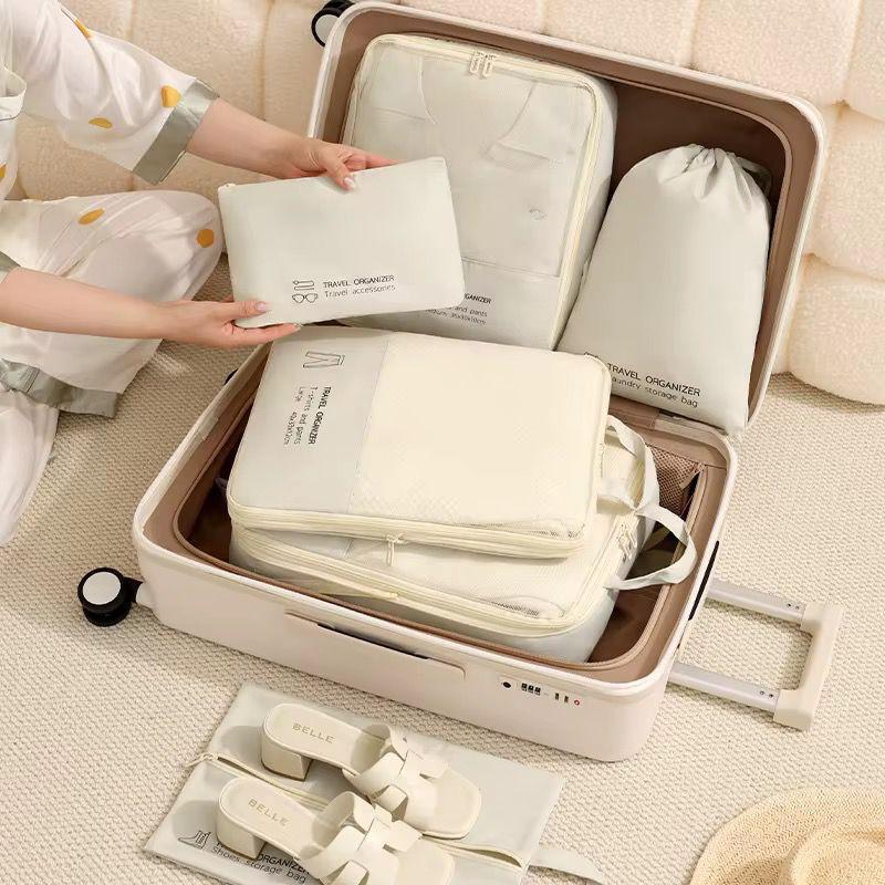 6-Piece Stylish Travel Luggage Storage Bag Set