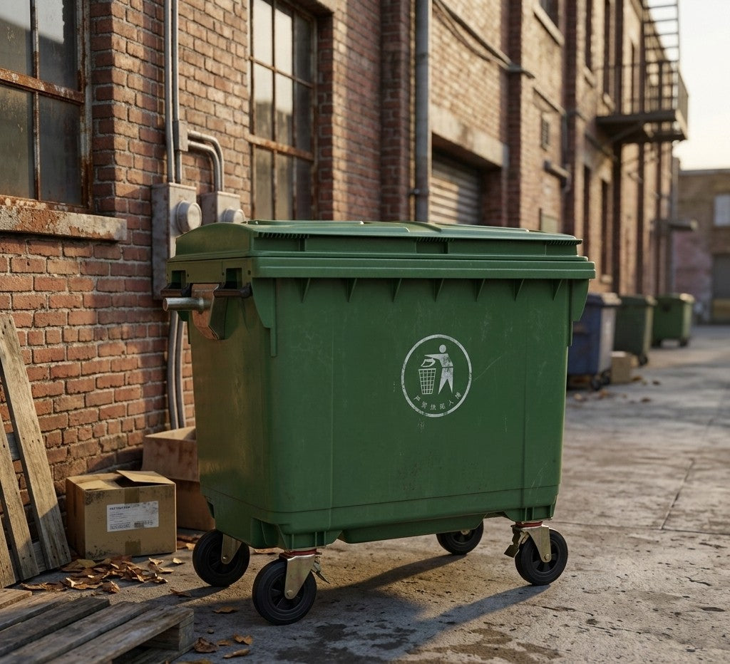 TT Large Dustbin with Wheels