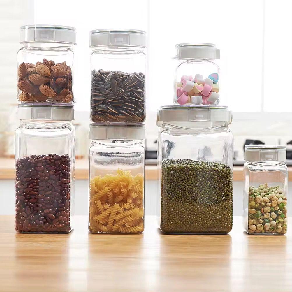 2Pcs Airtight Food And Cereal Container