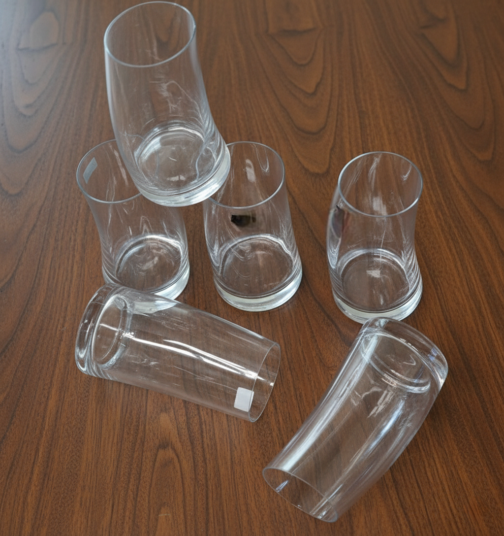 6Pcs Penguin Glass Set 520 ml