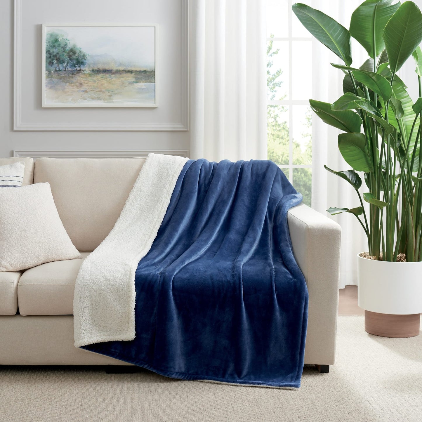 6x6 Double-Sided Sherpa Blanket