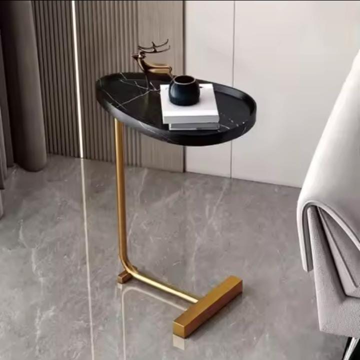 Exquisite Oval Shaped Side Table