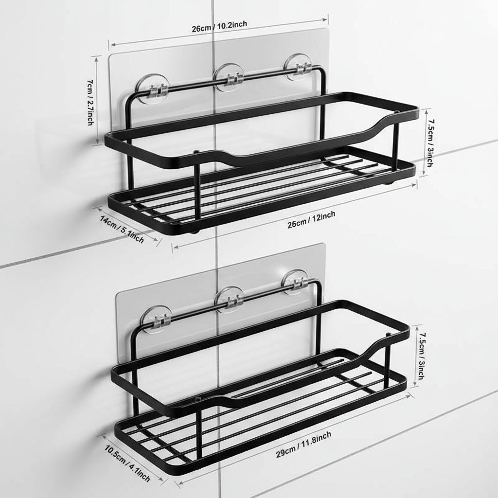 2pcs caddy shelf organizer