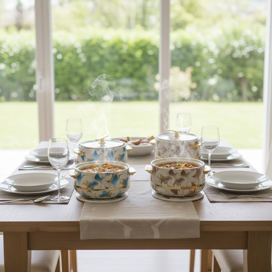 4 Pcs Lumina Insulated Hotpot Set