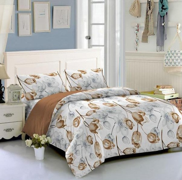 6-piece cotton duvet cover set 7×8, includes duvet cover, bedsheet, and 4 pillowcases for large beds. 🛏️✨