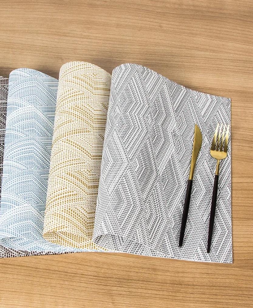6-Piece PVC Table Mats Set