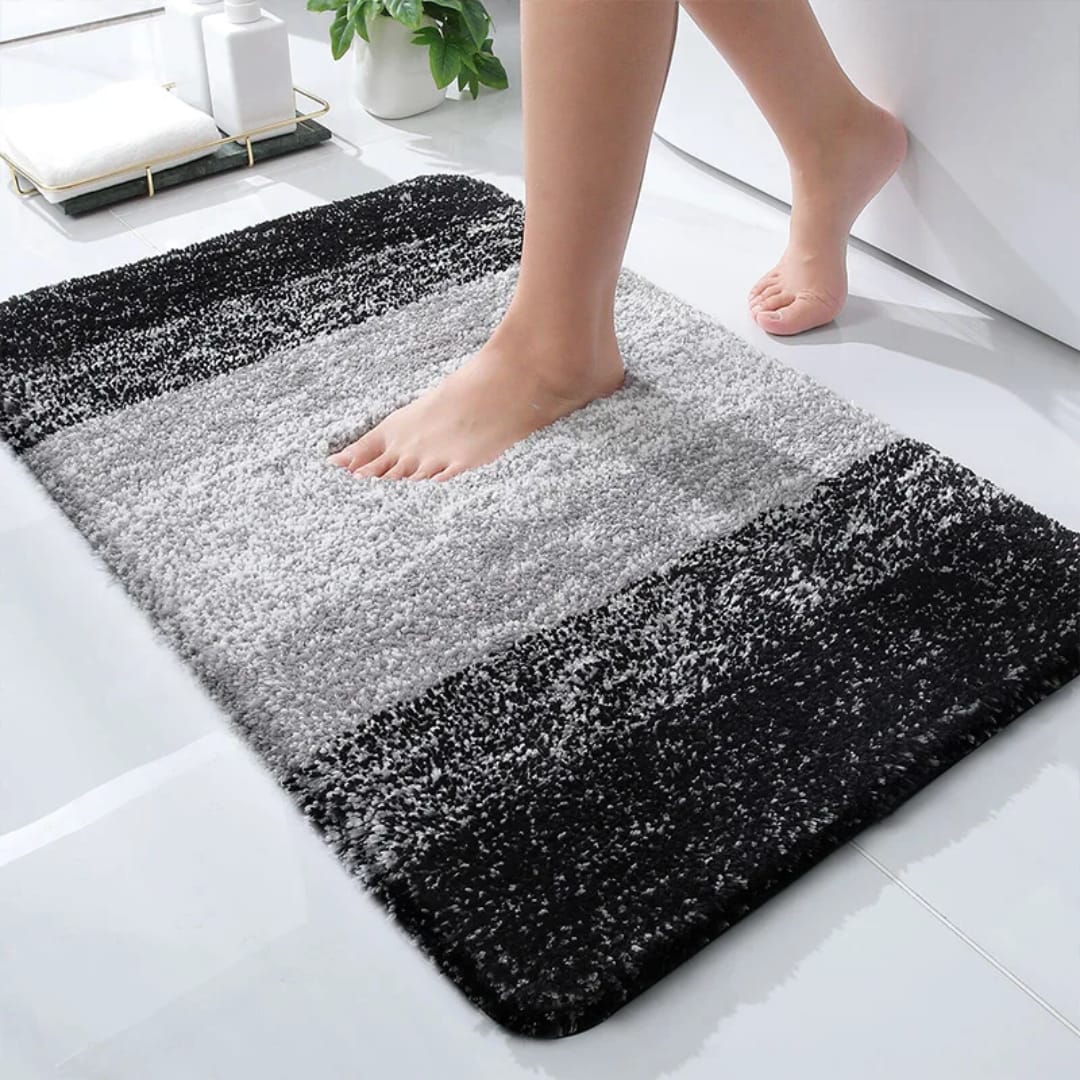 Anti Slip Shaggy Bath Carpet Microfiber Floor Mat 50×80cm
