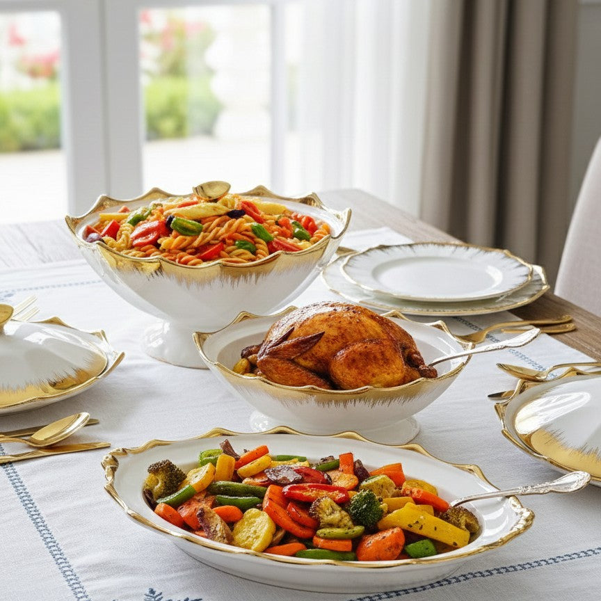 3 Pcs Ceramic Bowl Set