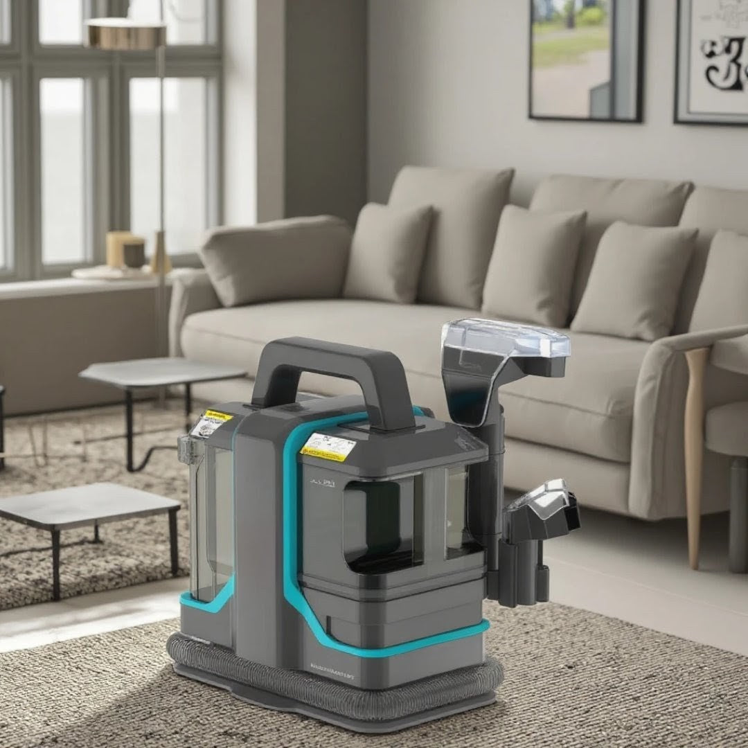 Wet and Dry Handheld Portable Carpet & Sofa Cleaner
