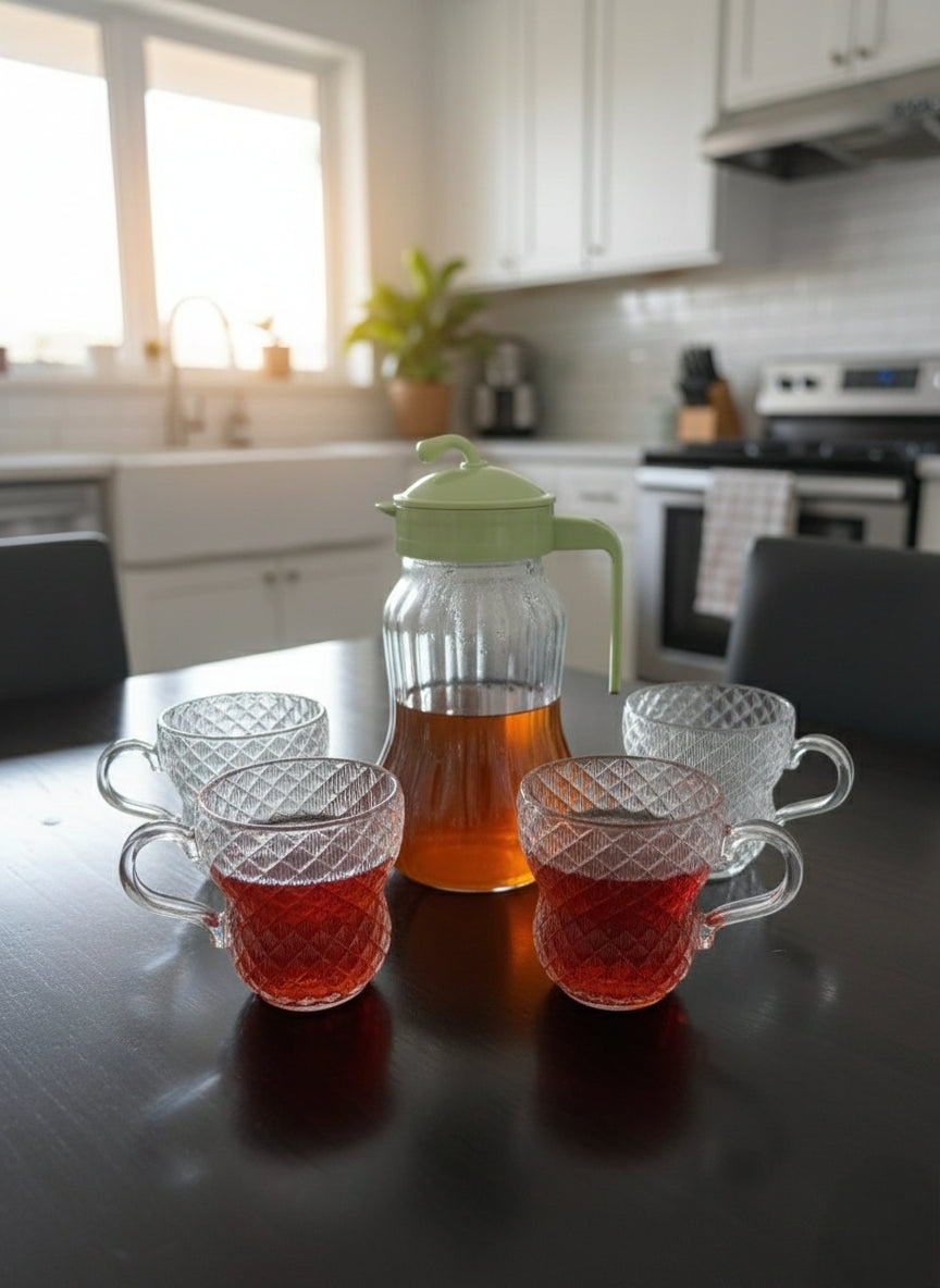 5 Piece Drinkware Glass Set