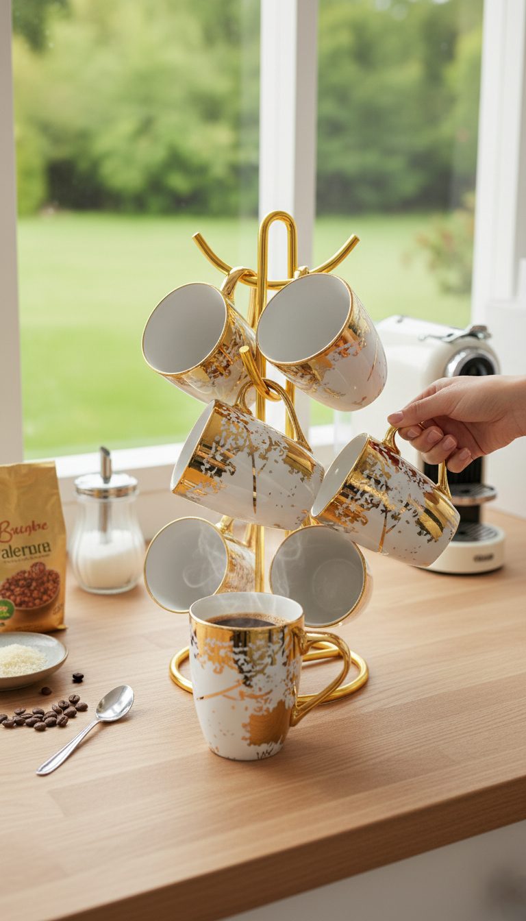 Ceramic Mug Set – 6 Pieces