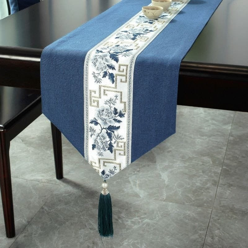 Cotton Linen Table Runner – 33×120 cm
